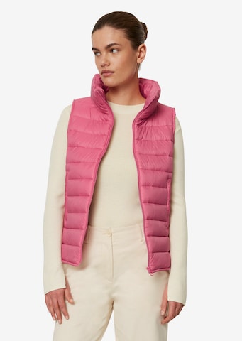 Gilet Marc O'Polo en rose : devant