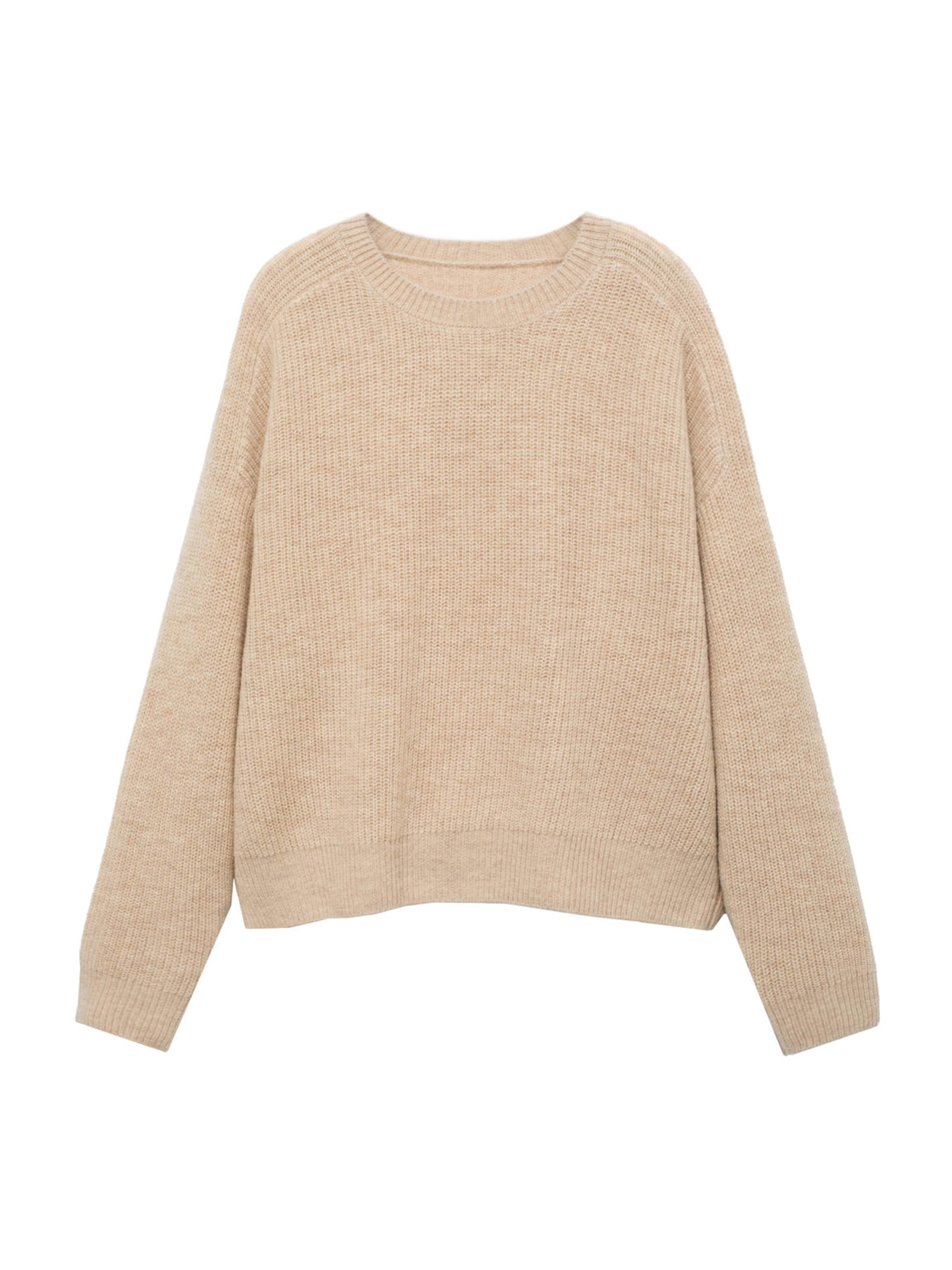 MANGO Trui 'HEFESTO' in Grijs: voorkant