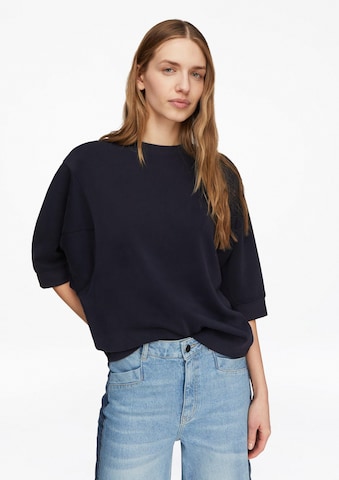 COMMA Μπλούζα φούτερ σε μπλε: μπροστά