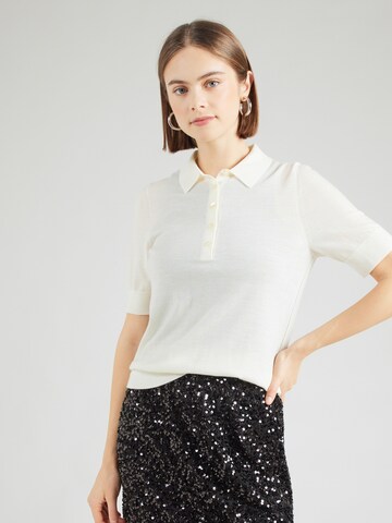 Pull-over 'Fidenka' BOSS en blanc : devant