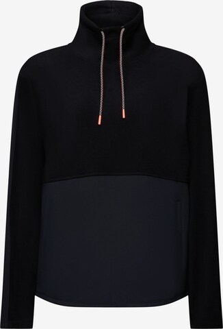 ESPRIT Athletic Sweatshirt in Black: front