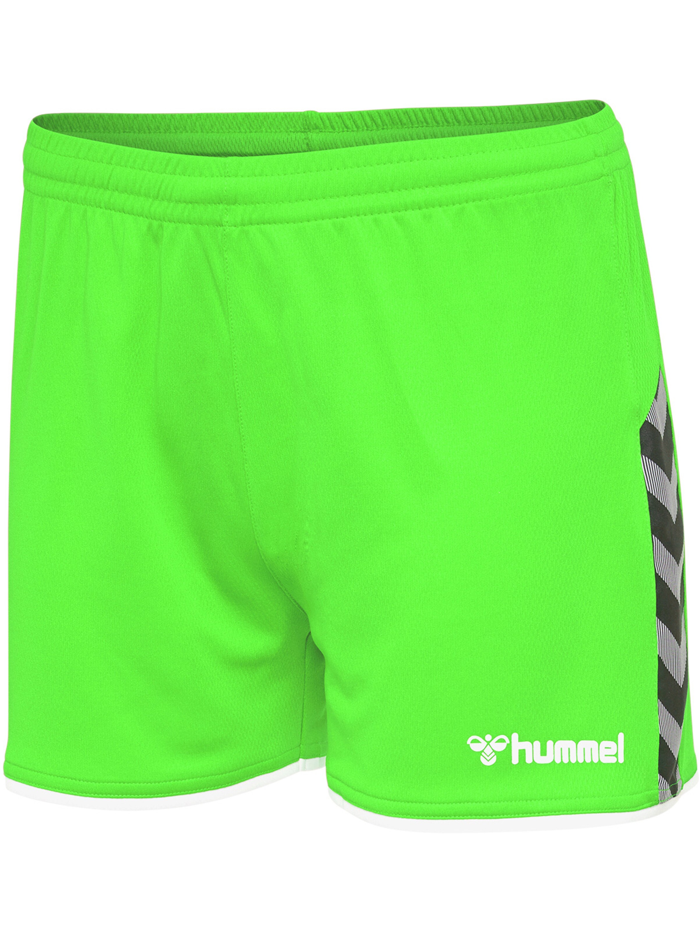 Hummel Regular Sportshorts 'Poly' in Grün