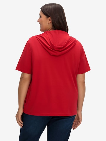 SHEEGO Sweatjacke in Rot