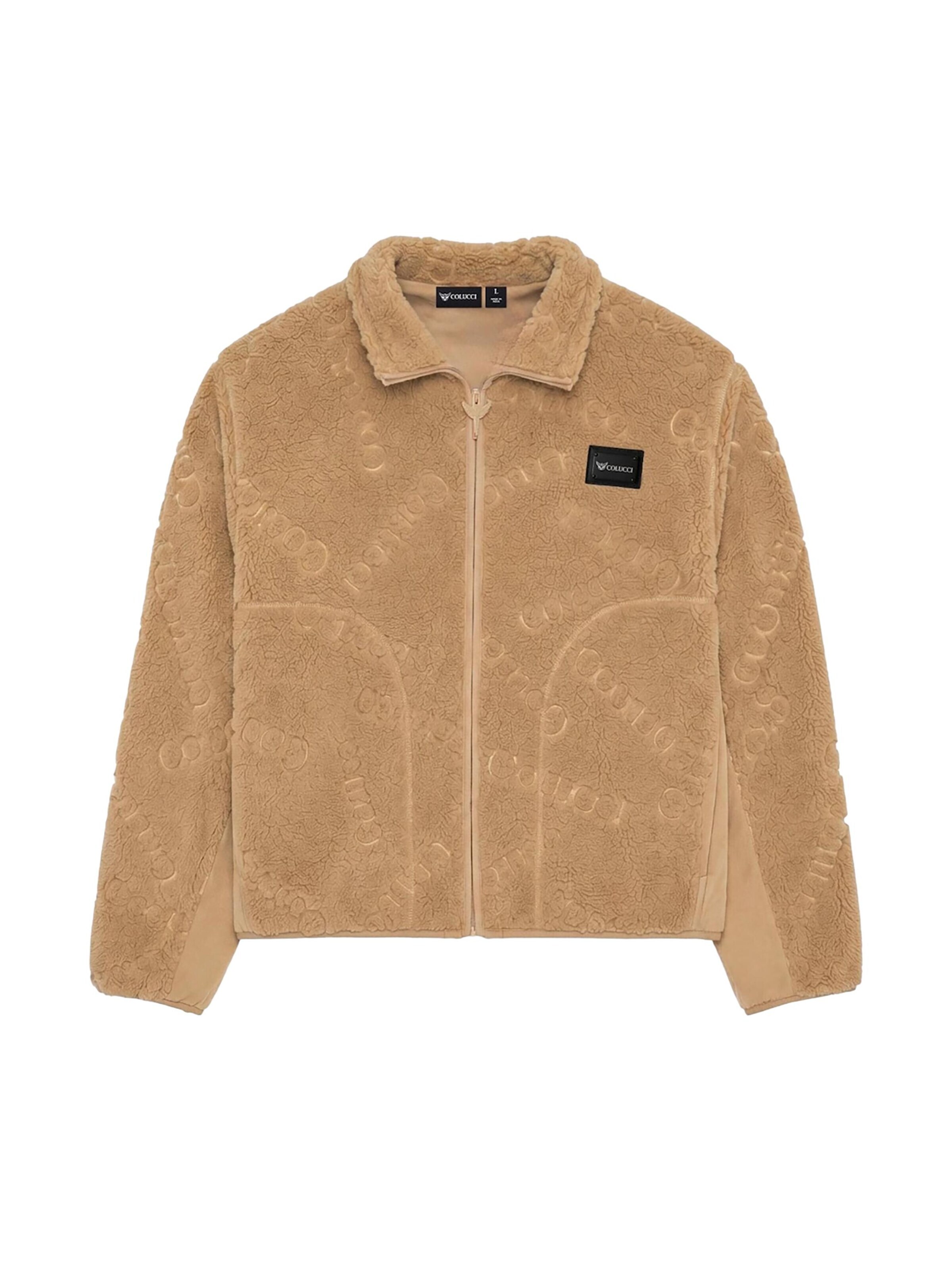 Colucci Übergangsjacke 'Teddy'‌‌‌‌‌‌‌ in L in beige, Produktansicht