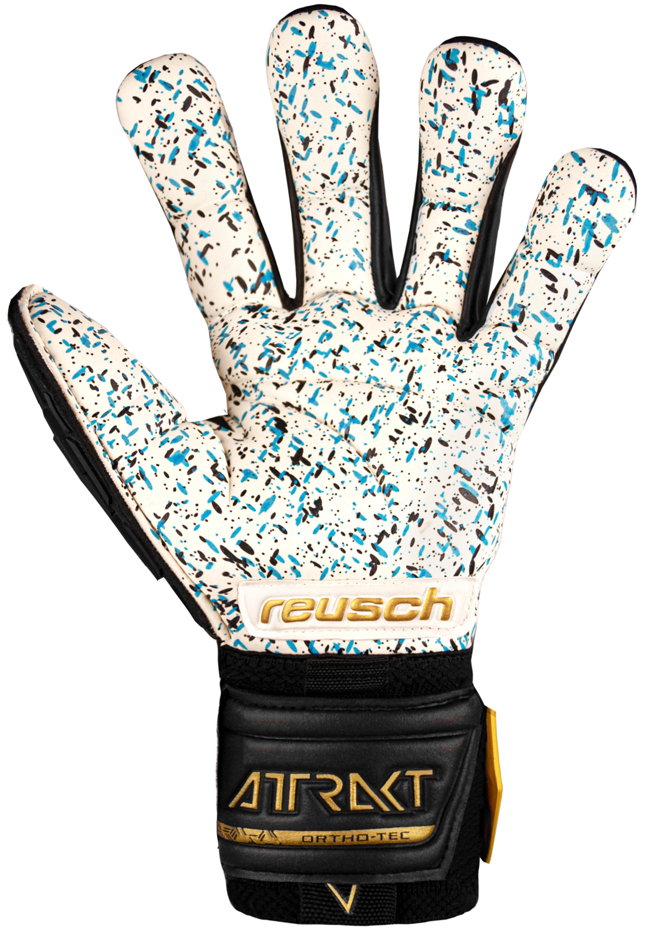 REUSCH Sports gloves 'Attrakt Freegel Fusion' in Black