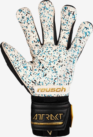 REUSCH Athletic Gloves 'Attrakt Freegel Fusion' in Black