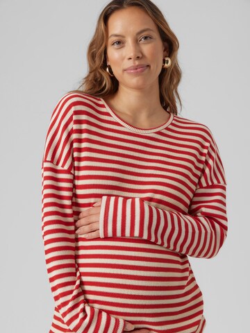 MAMALICIOUS - Camisa 'Silly' em vermelho: frente