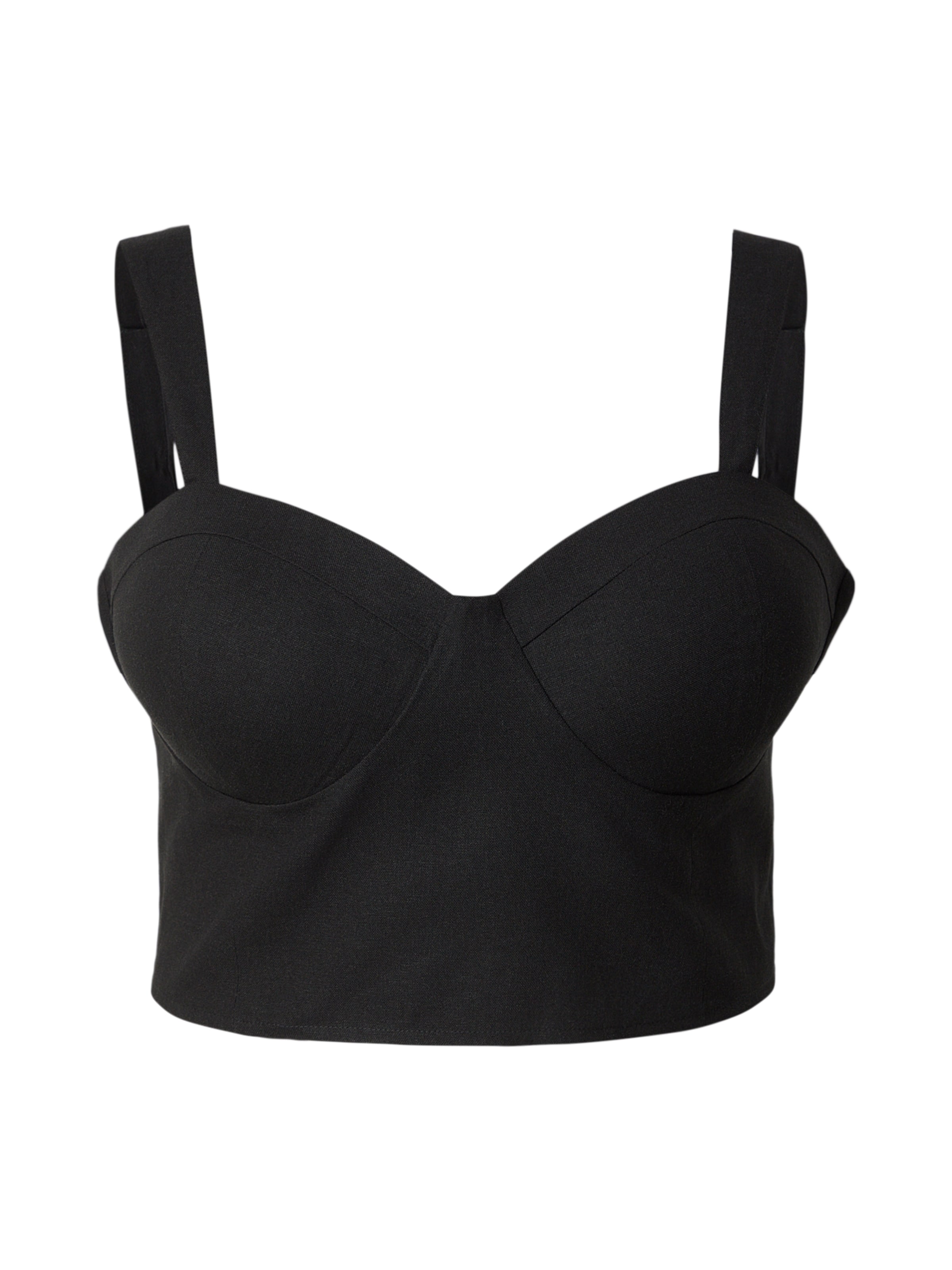 CITA MAASS Haut 'Cleo' en noir, Vue avec produit