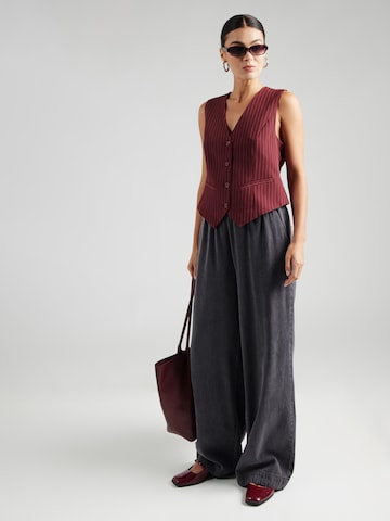 Wide leg Jeans 'PCJASMINE' de la PIECES pe negru