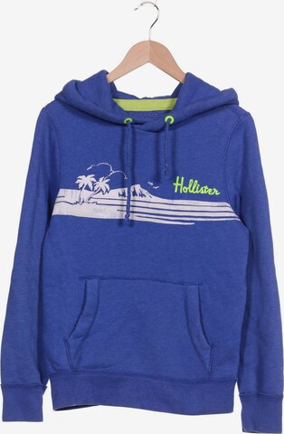 HOLLISTER Sweatshirt & Zip-Up Hoodie in S in Blue: front