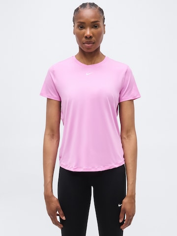 Tricou funcțional 'ONE CLASSIC' de la NIKE pe roz: față