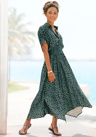 Abito camicia di LASCANA in verde: frontale