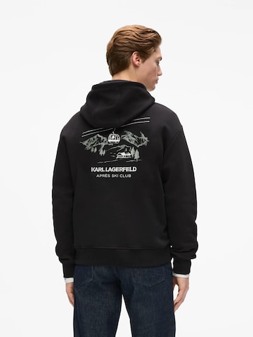 Karl Lagerfeld - Sudadera 'Après Ski Club' en negro: frente