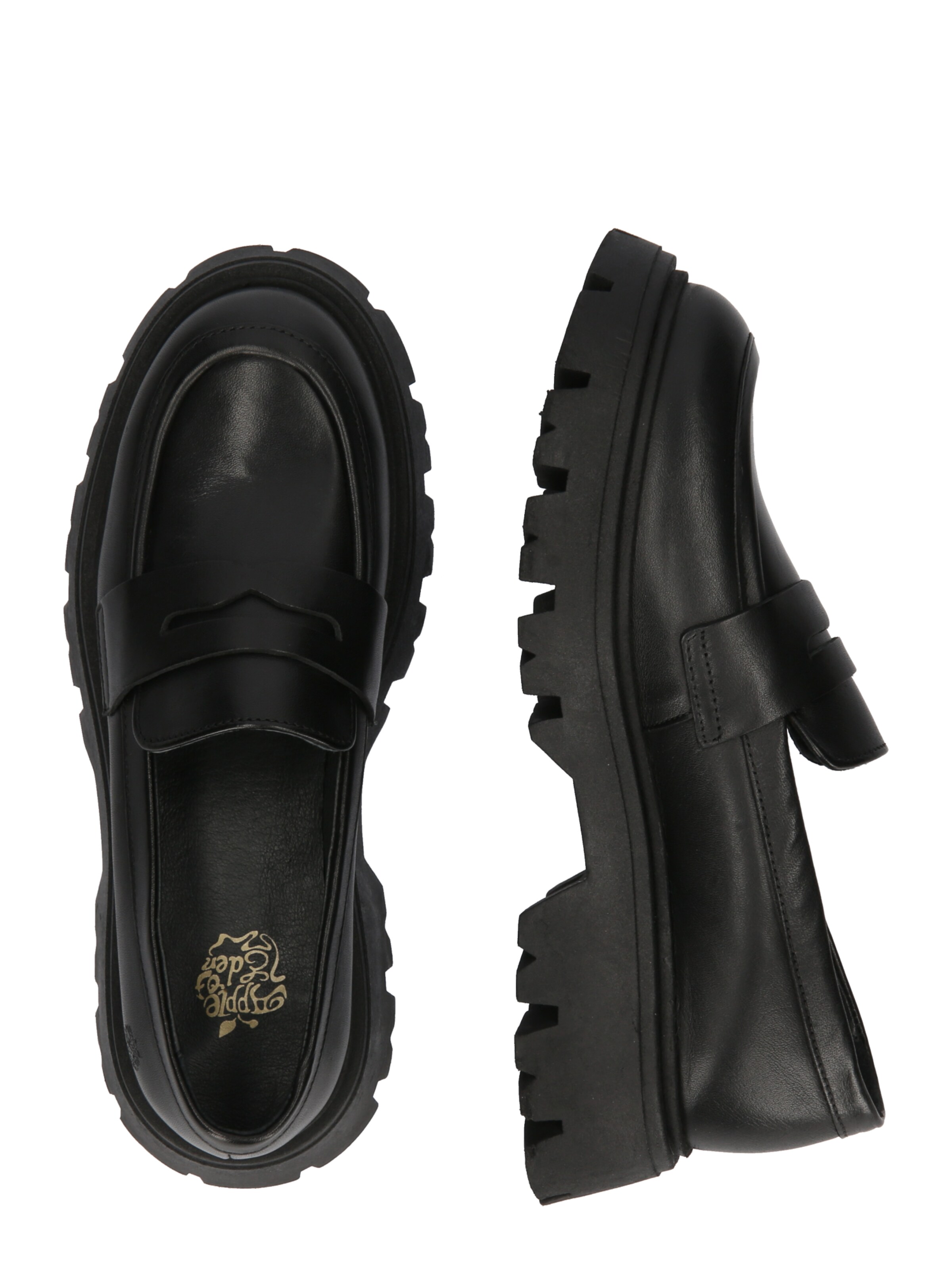 Apple of Eden Classic Flats 'ROSARIO 1' in Black