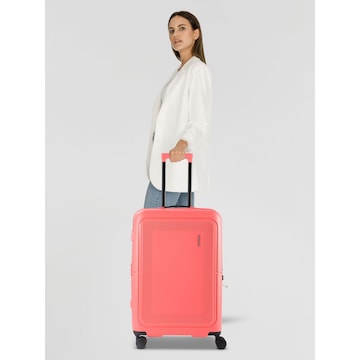 American Tourister Trolley 'Dashpop Spinner 67 EXP' in Pink: front