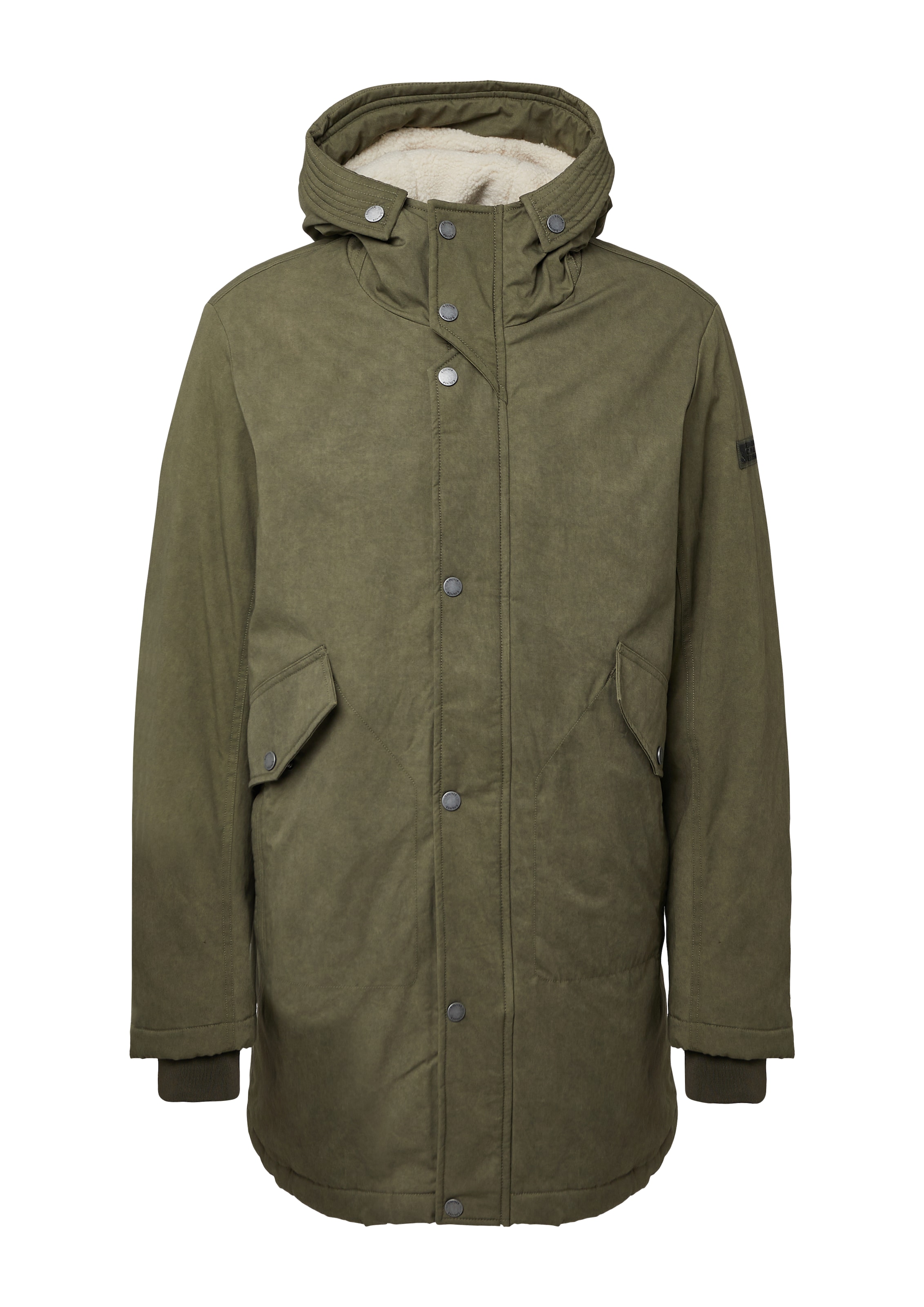 s.OliverLagana parka - zelena boja: prednji dio