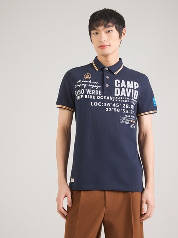 CAMP DAVID Shirt in Blue: front