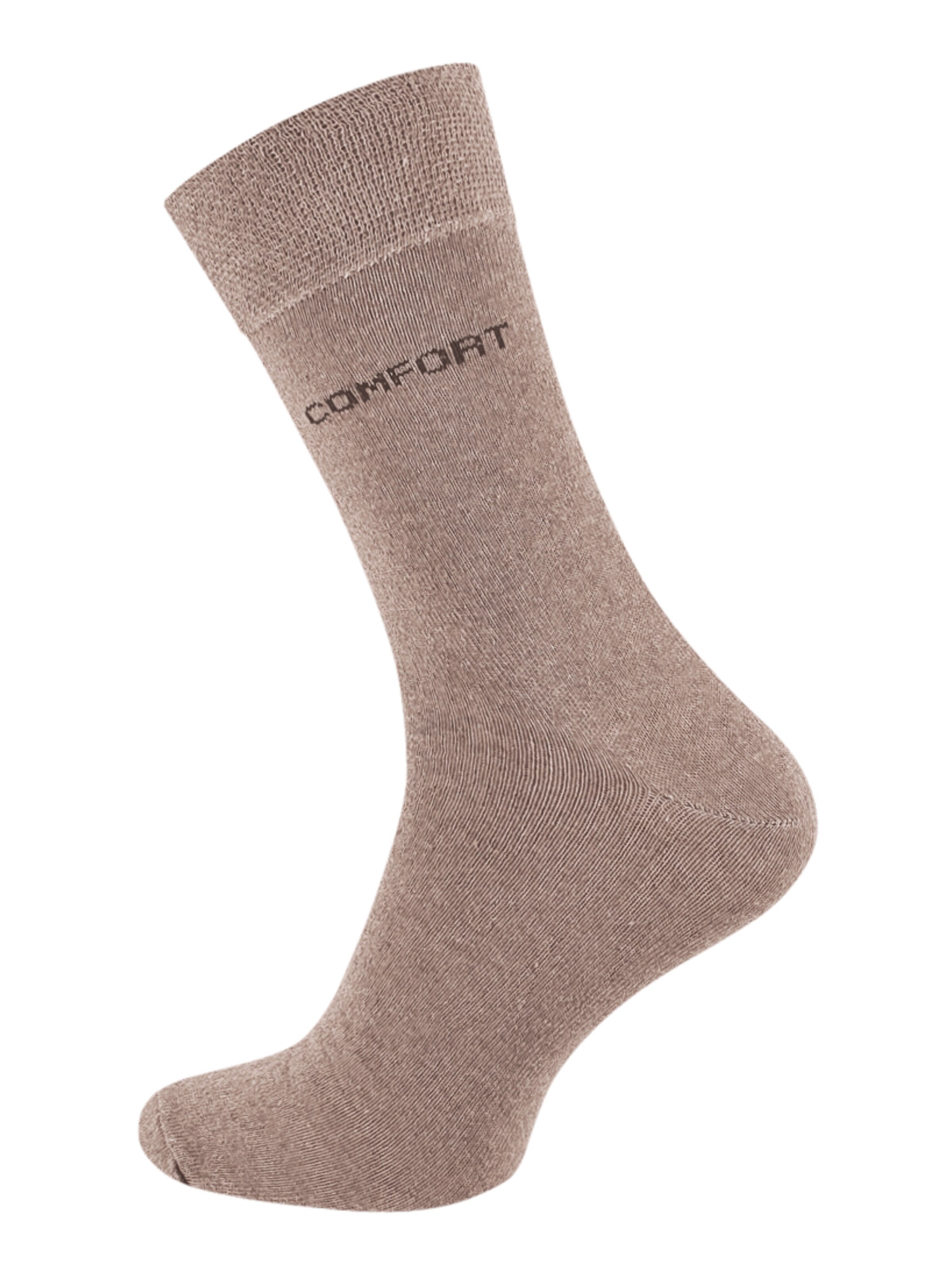 Cotton Prime Socks 'Comfort' in Beige