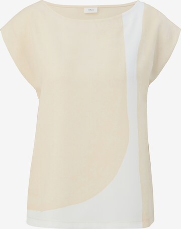 s.Oliver BLACK LABEL T-shirt i beige: framsida