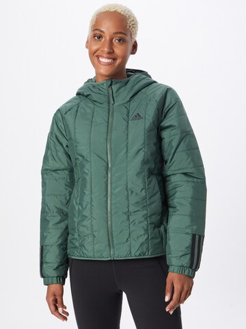 ADIDAS SPORTSWEAR Športna jakna 'Itavic 3-Stripes Light ' | zelena barva: sprednja stran