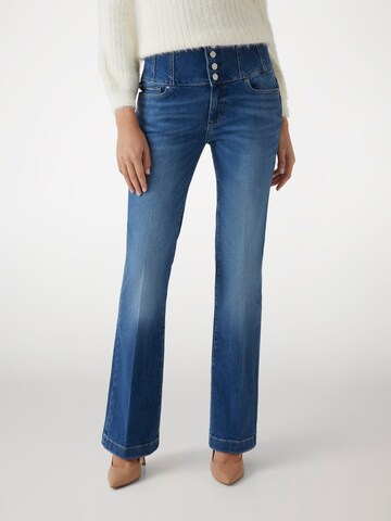 GUESS Flared Jeans in Blau: Vorderseite