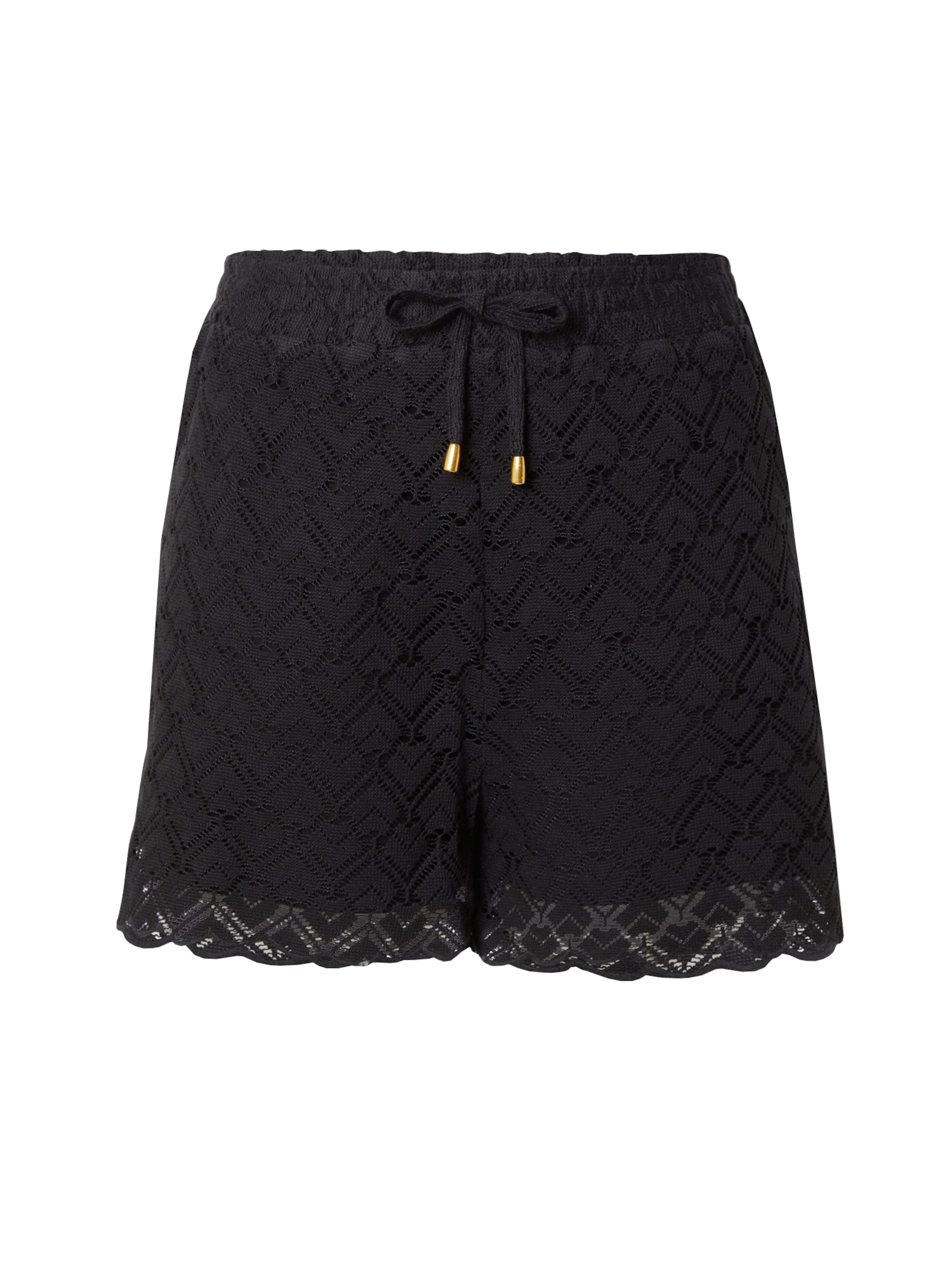 ABOUT YOU Обычный Штаны 'Bianca' в Черный: спереди