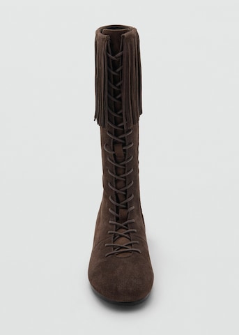 MANGO TEEN Cowboy Boots 'Boxeof' in Brown