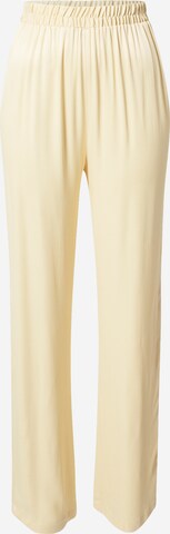 River Island - Pierna ancha Pantalón en amarillo: frente