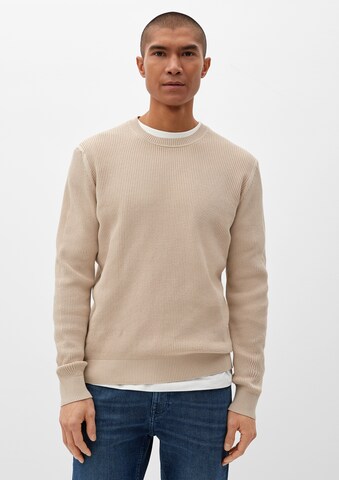 s.Oliver Sweater in Beige: front