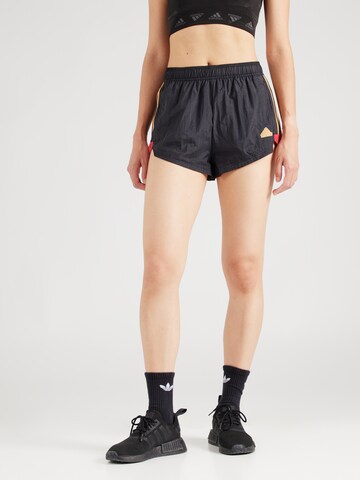 ADIDAS SPORTSWEAR Regular Sportshorts 'TIRO' in Schwarz: predná strana