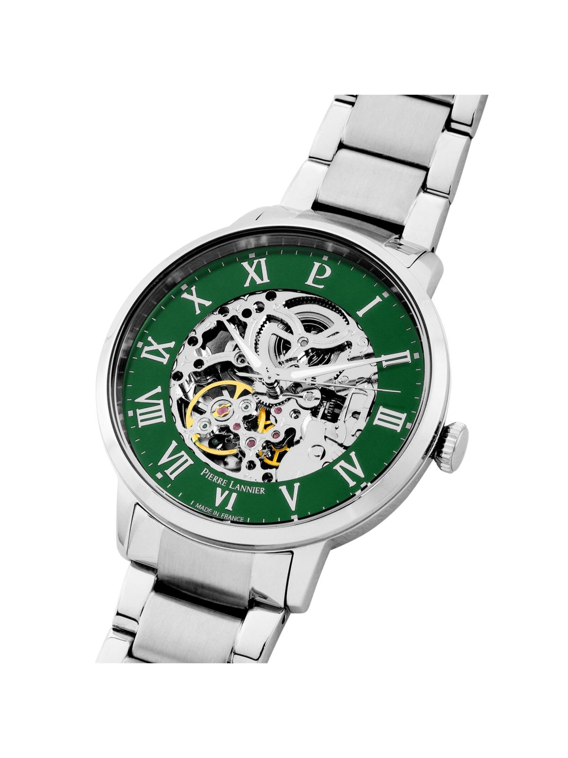 Montre à affichage analogique Pierre Lannier en vert