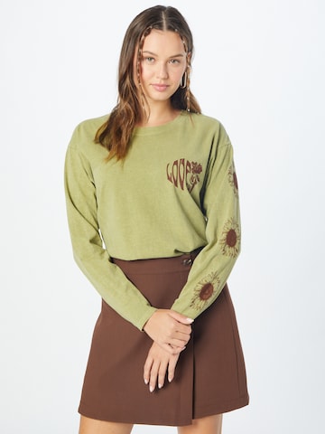 T-shirt BDG Urban Outfitters en vert : devant