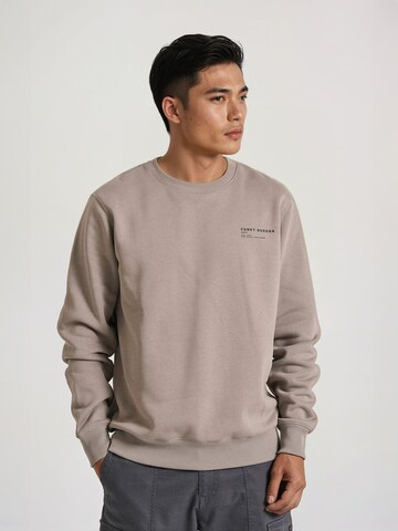 Sweat-shirt Funky Buddha en gris