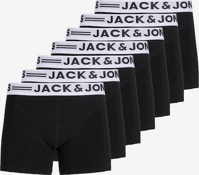 JACK & JONES Bokserishortsit 'JACSENSE' koossa L värissä musta / valkoinen, Tuotenäkymä