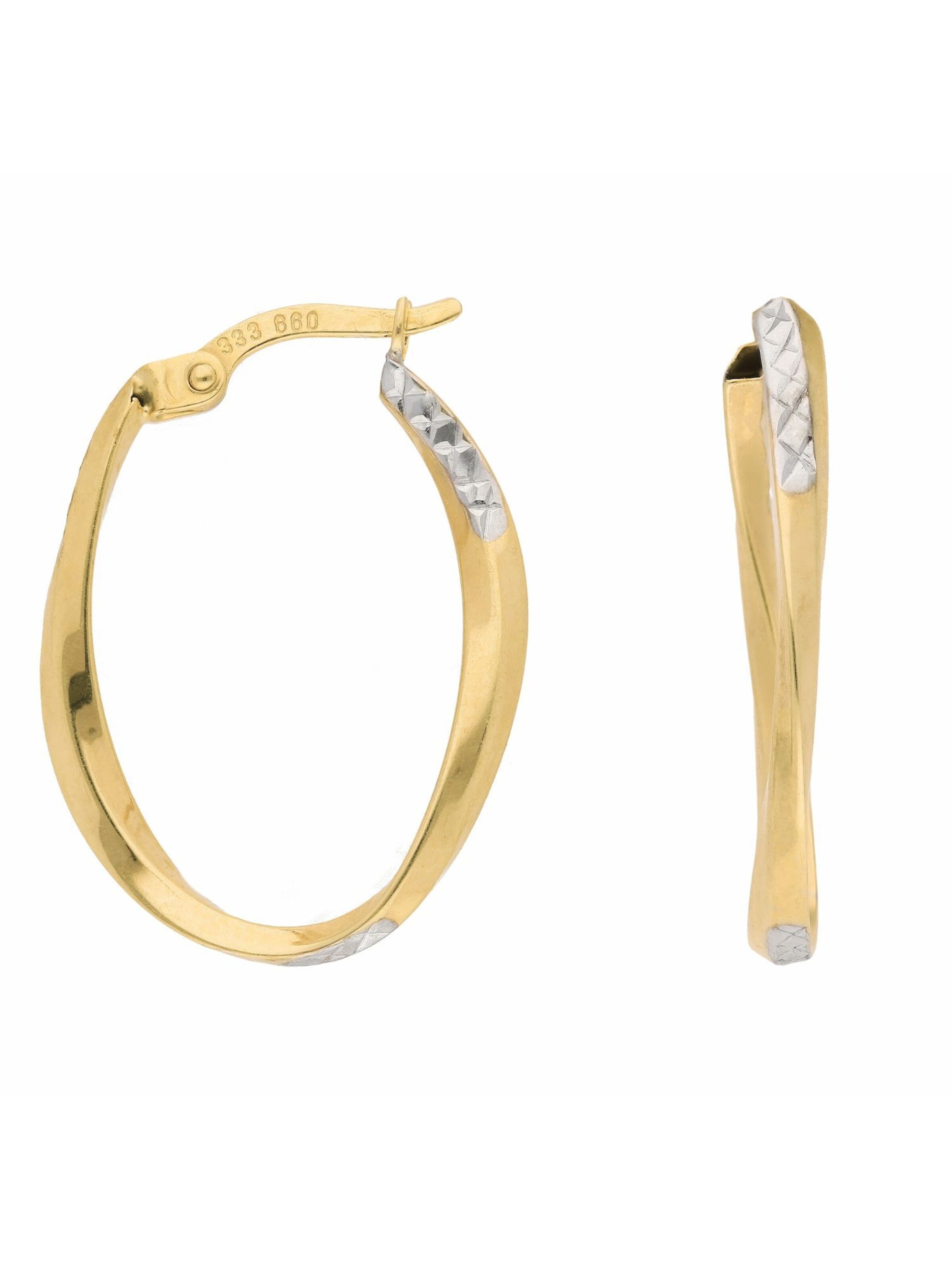 Adelia´s Ohrringe in Gold: Vorderseite