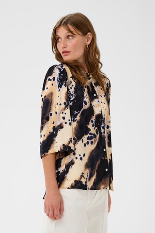 Chemisier 'SLClero' SOAKED IN LUXURY en marron : devant