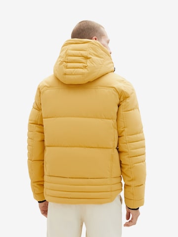 TOM TAILOR Winter Jacket in Yellow