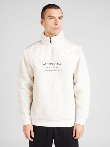 AÉROPOSTALE Sweatshirt i hvid: forside