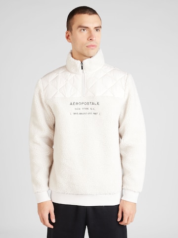 AÉROPOSTALE Sweatshirt in Wit: voorkant