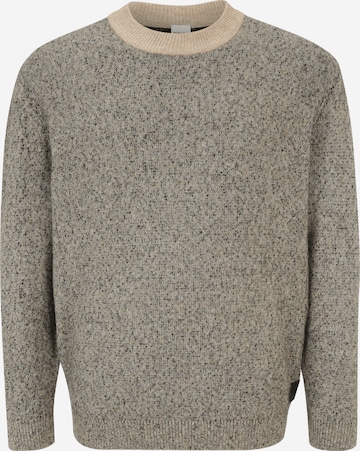 Pull-over 'SPACE' Jack & Jones Plus en beige : devant