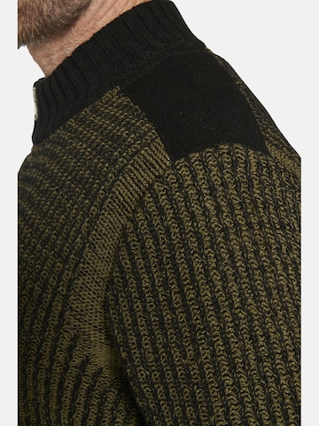 Jan Vanderstorm Knit Cardigan ' Halsten ' in Green