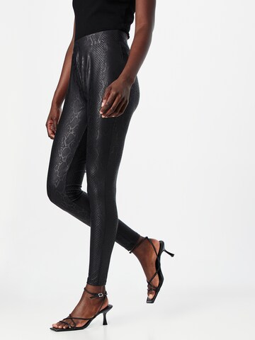 ONLY Skinny Leggings 'SANIRA' in Zwart: voorkant