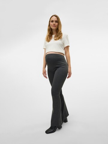 MAMALICIOUS Flared Leggings in Black