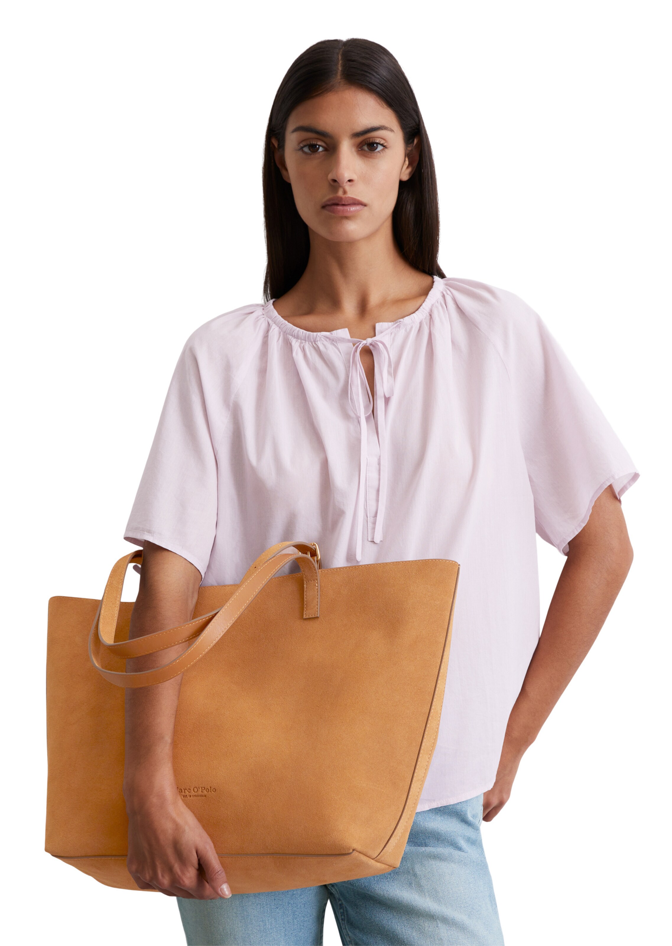 Marc O'Polo Shopper in Braun: Vorderseite