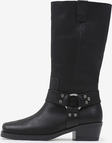 BRONX Boots 'Trig-Ger' in Black: front