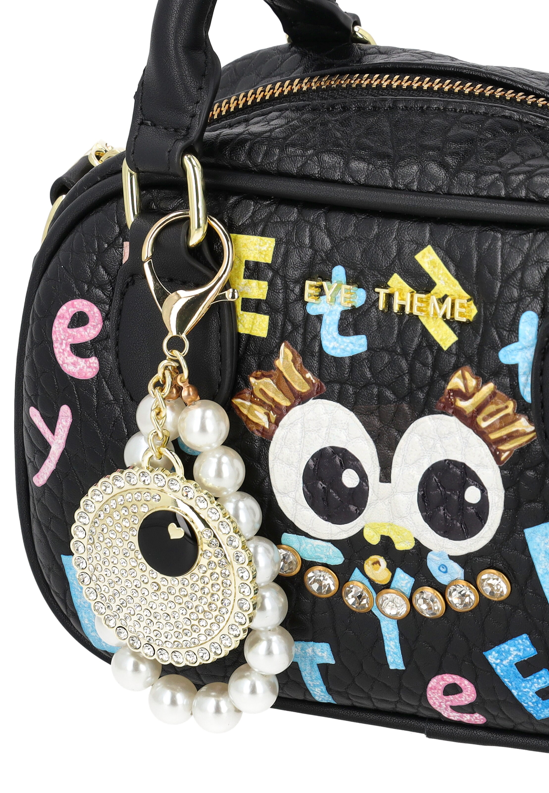 MYMO - Bolso de mano 'POP EYETHEME' en negro