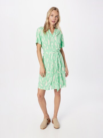 OBJECT Платье-рубашка 'EMA ELISE' в Зеленый: спереди