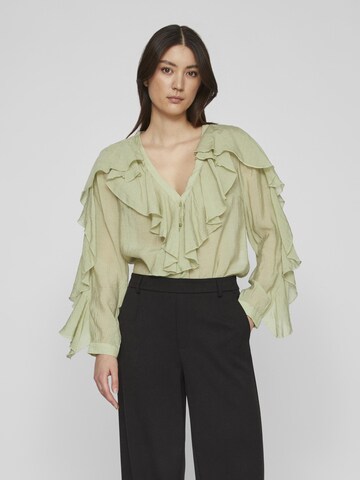 VILA Blouse in Groen: voorkant