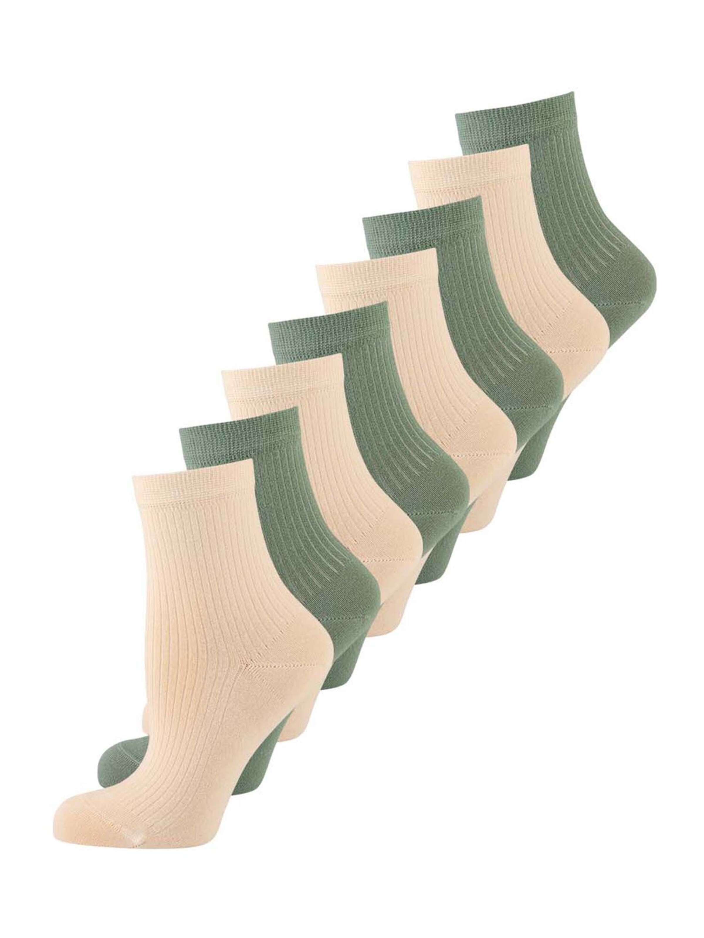 Chaussettes ' Unisex Colour Farbige Sneaker kurz Frottesohle ' Nur Die en vert : devant