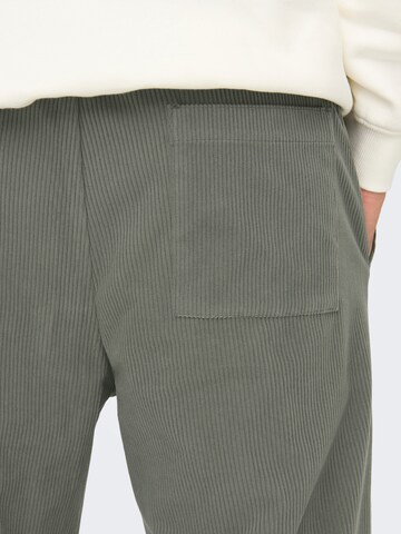 Only & Sons Loosefit Hose 'ONSSinus' in Grau